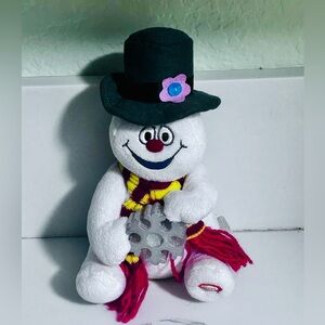 Early 2000s Y2K Gemmy Animated Frosty the Snowman with Light-Up Snowflake